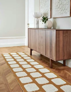 Sten Teppich 70x100 Cm, Ochre / Vanilla -Hay || Linie Design || Bloomingville Verkäufe pappelina sten ochre v rug 70x100cm 6