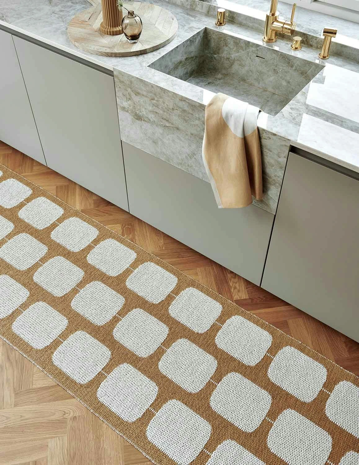 Sten Teppich 70x300 Cm, Ochre / Vanilla 5 Sten Teppich 70x300 Cm, Ochre / Vanilla – Bild 5