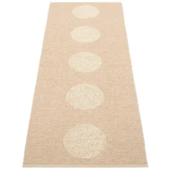 Vera 2.0 Teppich Beige / Beige Metallic, 70x200 Cm