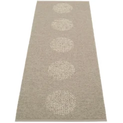 Vera 2.0 Teppich Dark Linen / Leinen Metallic, 70x200 Cm