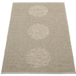 Vera 2.0 Teppich Dark Linen / Leinen Metallic, 70x120 Cm