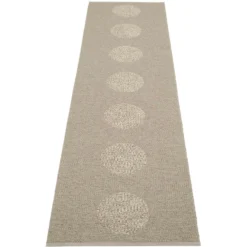Vera 2.0 Teppich Dark Linen / Leinen Metallic, 70x280 Cm