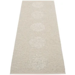 Vera 2.0 Teppich Leinen / Stone Metallic, 70x200 Cm