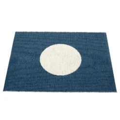 Vera Matte Small 70x90cm, Ocean Blue/Vanilla