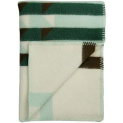 Kvam Wolldecke 135x200 Cm, Grün