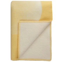 MOON Wolldecke 135x200 Cm, Yellow Ray