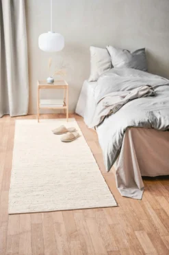 Cotton Teppich Desert White, 75x300 Cm -Hay || Linie Design || Bloomingville Verkäufe rug solid cotton teppich 65x135cm desert white 10