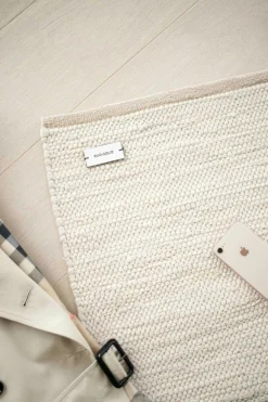 Cotton Teppich Desert White, 75x300 Cm -Hay || Linie Design || Bloomingville Verkäufe rug solid cotton teppich 65x135cm desert white 9