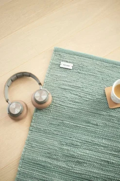 Cotton Teppich Dusty Jade, 65x135 Cm -Hay || Linie Design || Bloomingville Verkäufe rug solid cotton teppich dusty jade 11 1