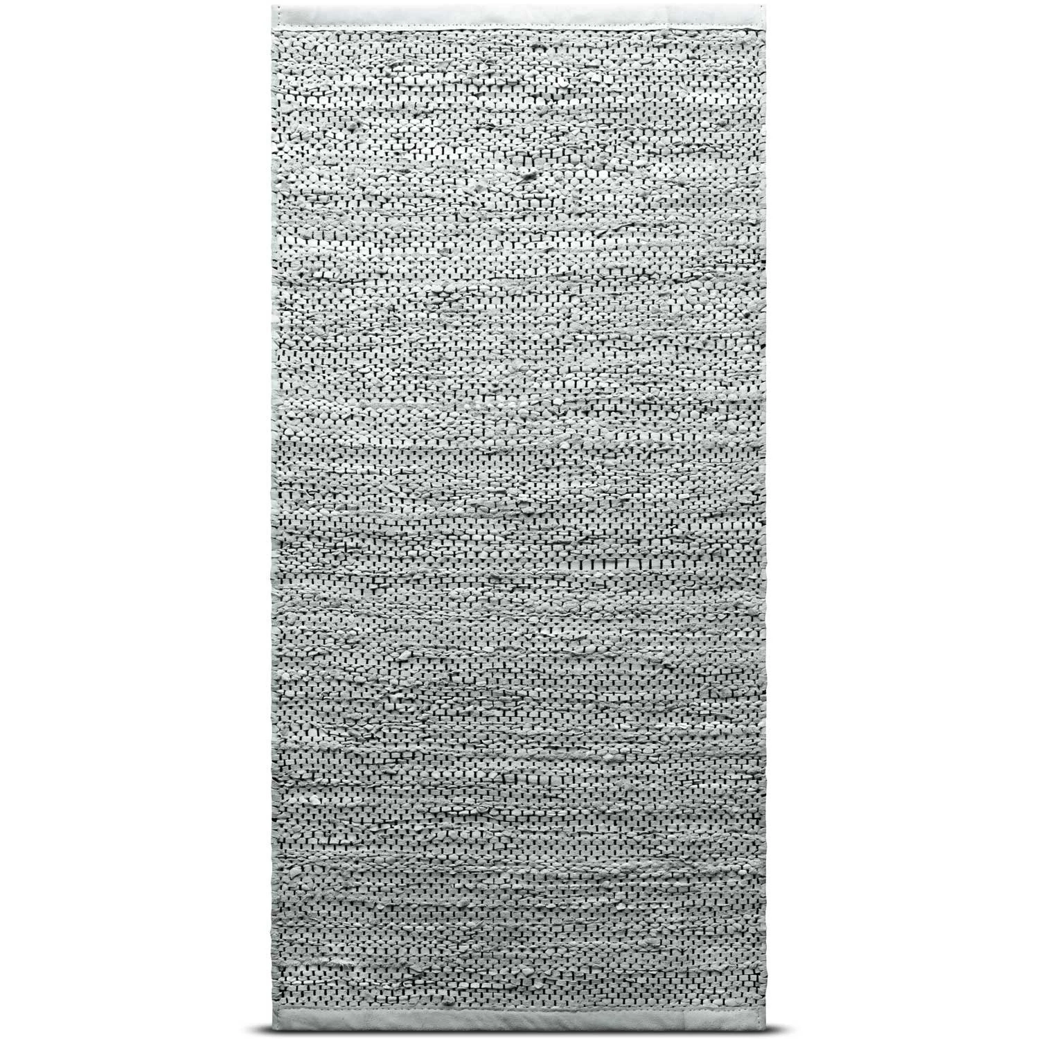 Leather Teppich 140x200, Hellgrau 1 Leather Teppich 140x200, Hellgrau