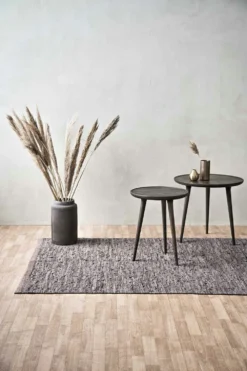 Leather Teppich 75x200cm, Wood -Hay || Linie Design || Bloomingville Verkäufe rug solid leather teppich wood 24 1