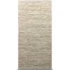 Lederteppich 140x200, Beige