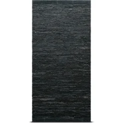 Lederteppich 75x300, Dunkelgrau