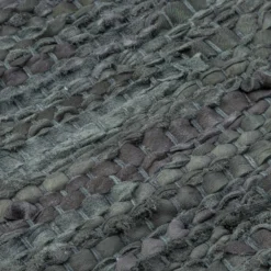 Lederteppich 75x300, Dunkelgrau -Hay || Linie Design || Bloomingville Verkäufe rug solid lederteppich 140x200 dunkelgrau 6