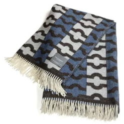 Wallpaper Decke 140x180 Cm, Blau / Braun / White Jaquard