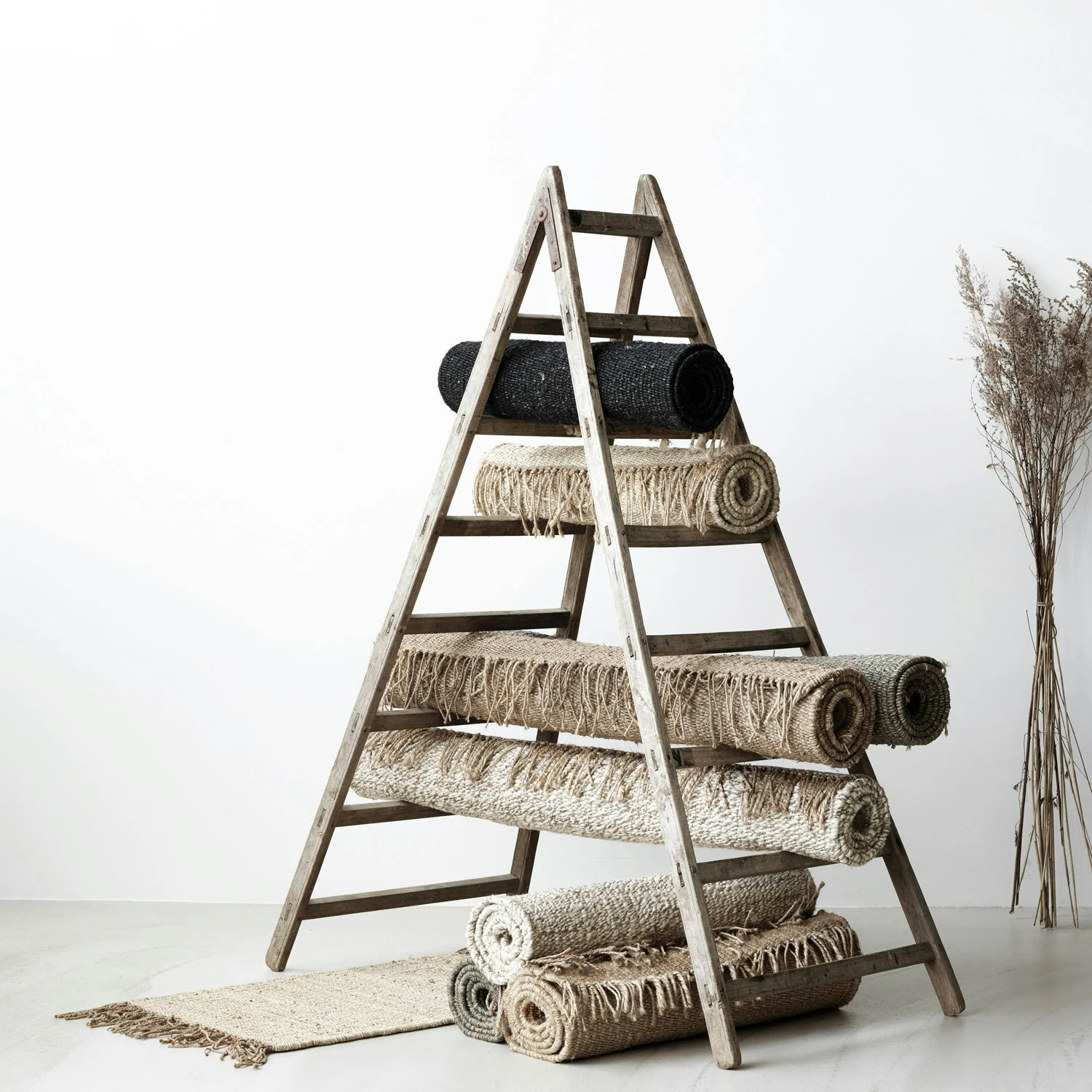 Hanfteppich 80x150, Tie Mix 3 Hanfteppich 80x150, Tie Mix – Bild 3