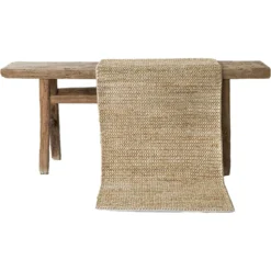 Mid Knot Hanf Läufer Natur, 80x150 Cm