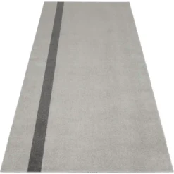 Stripes Vertikal Teppich Hellgrau / Steel Grey, 90x200 Cm -Hay || Linie Design || Bloomingville Verkäufe tica copenhagen floormat polyamide 120x67cm light grey steelgrey 13