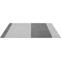 Stripes Teppich Steel Grey / Hellgrau, 90x200 Cm -Hay || Linie Design || Bloomingville Verkäufe tica copenhagen floormat polyamide 120x67cm steelgrey light grey 16