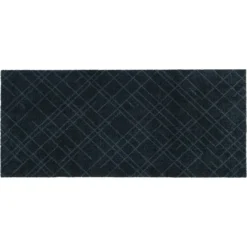 Lines Rug 67x150 Cm, Dark Grey