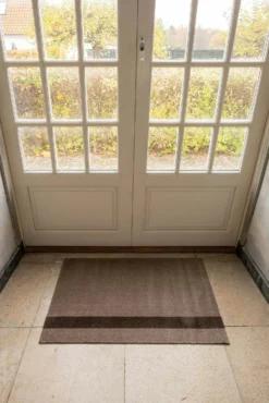 Stripes Teppich Vertikal Sandfarben/Braun, 60x90 Cm -Hay || Linie Design || Bloomingville Verkäufe tica copenhagen polyamide stripe vertical sand brown 12