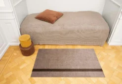 Stripes Teppich Vertikal Sandfarben/Braun, 67x120 Cm -Hay || Linie Design || Bloomingville Verkäufe tica copenhagen polyamide stripe vertical sand brown 6