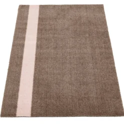 Stripes Teppich Vertikal Sandfarben/Light Rose, 60x90 Cm -Hay || Linie Design || Bloomingville Verkäufe tica copenhagen polyamide stripe vertical sand light rose 12