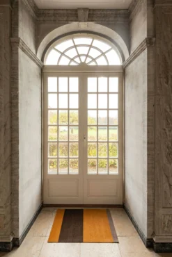 Stripes Teppich Dijon/Braun, 60x90 Cm -Hay || Linie Design || Bloomingville Verkäufe tica copenhagen polyamide stripes horizontal dijon brown 17