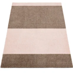 Stripes Teppich Sandfarben/Light Rose, 60x90 Cm -Hay || Linie Design || Bloomingville Verkäufe tica copenhagen polyamide stripes horizontal sand light rose 15