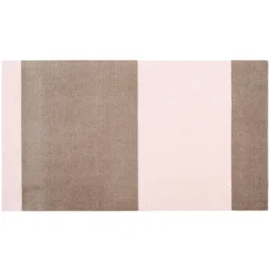 Stripes Teppich Sandfarben/Light Rose, 67x120 Cm