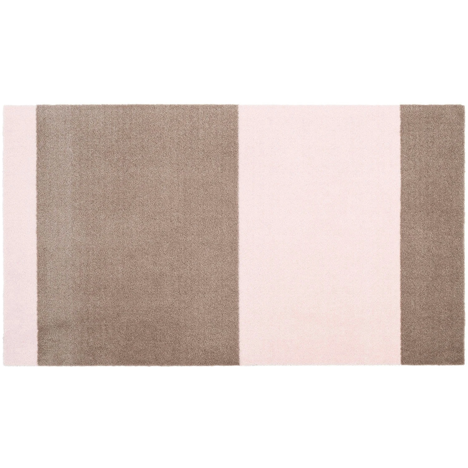 Stripes Teppich Sandfarben/Light Rose, 67x120 Cm 1 Stripes Teppich Sandfarben/Light Rose, 67x120 Cm