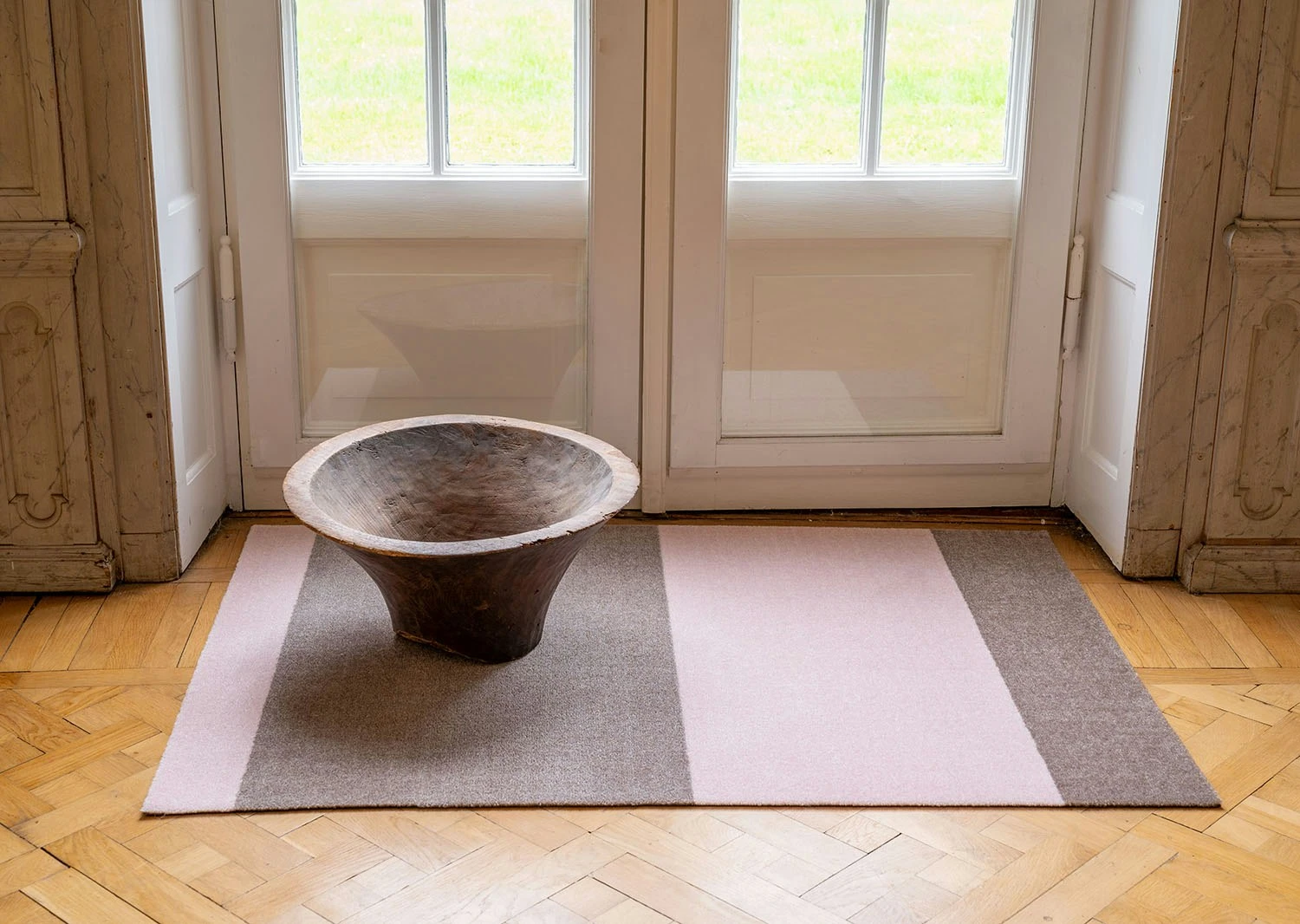 Stripes Teppich Sandfarben/Light Rose, 90x130 Cm 4 Stripes Teppich Sandfarben/Light Rose, 90x130 Cm – Bild 4