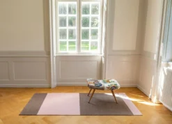 Stripes Teppich Sandfarben/Light Rose, 90x200 Cm -Hay || Linie Design || Bloomingville Verkäufe tica copenhagen polyamide stripes horizontal sand light rose 27